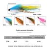 Vibrant Feathered Streamer Fly Fishing Lure with 3D Eyes & Natural Chicken Feathers