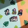 4pcs KPop Demon Hunters Enamel Brooch Badge HUNTR/X Alloy Backpack Accessory Rumi Mira Zoey Design Jewelry Gift for Children