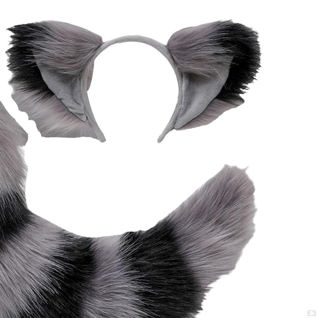 Animal Ears and Tail Set for Kids Adults