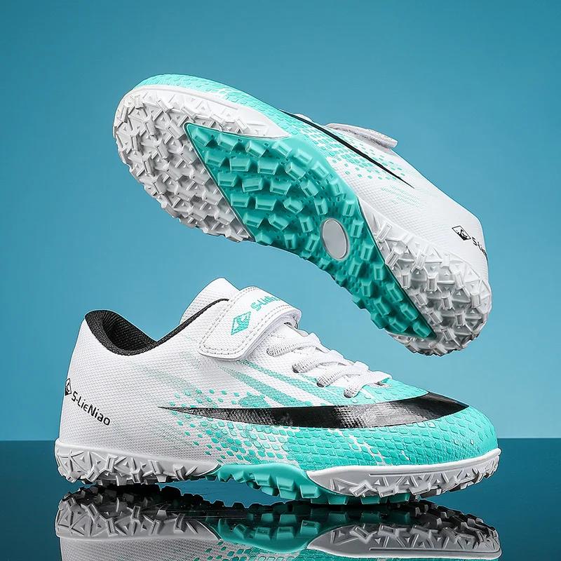 Scarpe da Calcio per Bambini Tacchetti Bambini Scarpe da Ginnastica Antiscivolo Scarpe da Calcio Originali Scarponcini da Campo da Calcio per Allenamento Professionale