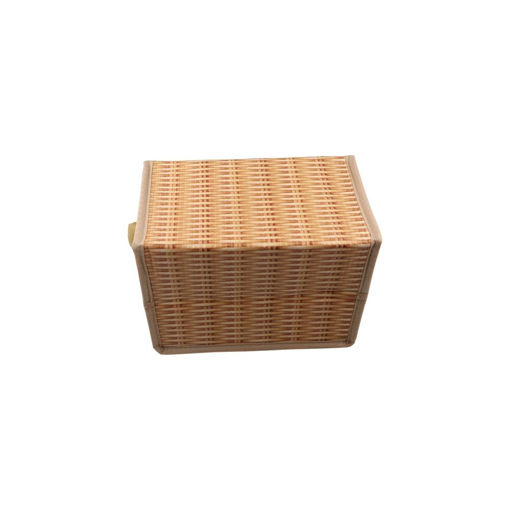 

Rattan Cooler Thermal Large Capacity Insulated Shopping Basket Lunch Box Picnic Bag Food Container хакі