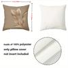 1 Pieces Brown Pillow With Leaf Pattern For Home Decor Polyester Pillowcase, Sofa Decorative Cushion Cov Headboard Pillow
