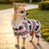 Windproof Dog Winter Coat Warm Thickened Pet Four-Legged Jumpsuit Dog Hoodie Costume  Small Dogs