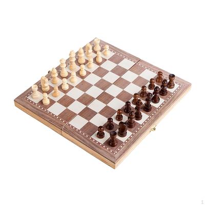 Folding Metal Chess Set 12" Board Game Toy for Lovers