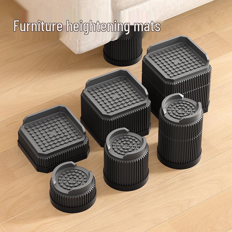 Universal Furniture Heightening Pads: Nail-Free, Stable, Moisture-Proof for Tables & Chairs