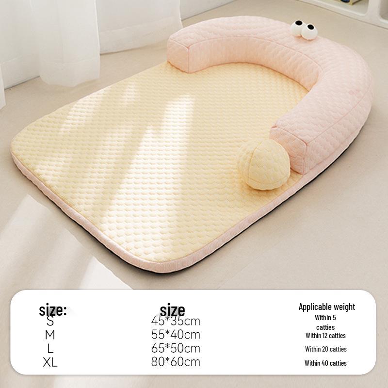 Spring & Summer Cooling Pet Bed: Double-Sided, Waterproof, Stain-Resistant Mat for Cats & Dogs