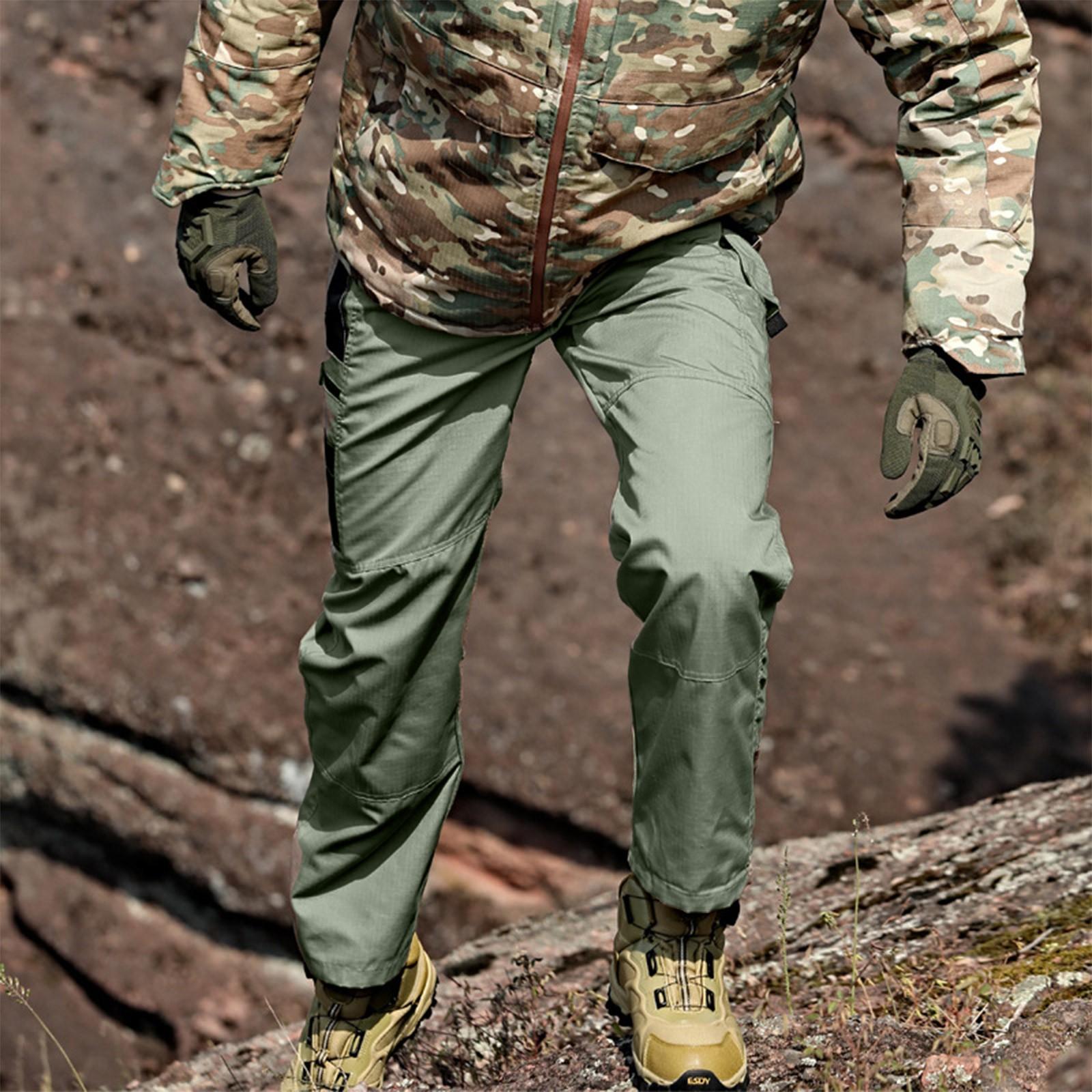 

Мужские брюки Мужские мешковатые комбинезоны с множеством карманов Мужские уличные брюки с множеством карманов Штаны с множеством карманов L армия зеленый