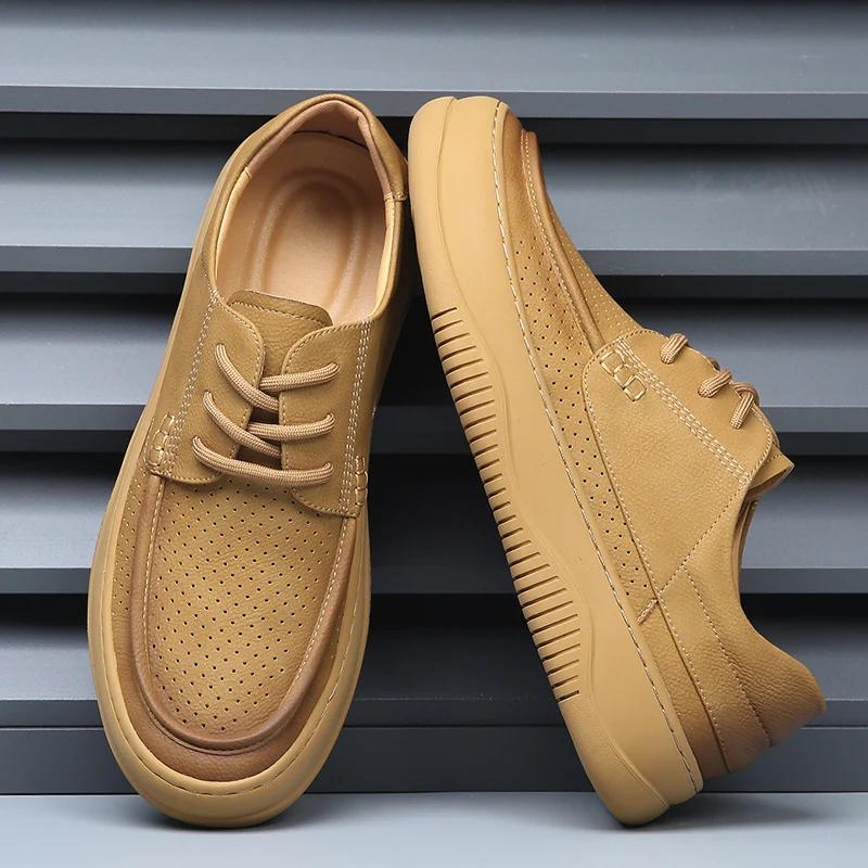 Luxury Brand Mens Business Shoes Fashion High Quality Office Shoes Walking Leather Oxford Designer Shoe Mocassins Dress Shoes
