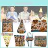 Emoji Party Tableware Set With Disposable Plates Cups Napkins And Tablecloth For Holiday Celebrations
