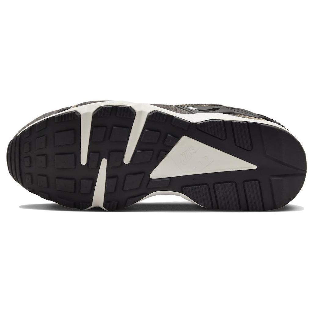 New Nike Air Huarache Runner Black Medium Ash DZ3306-003