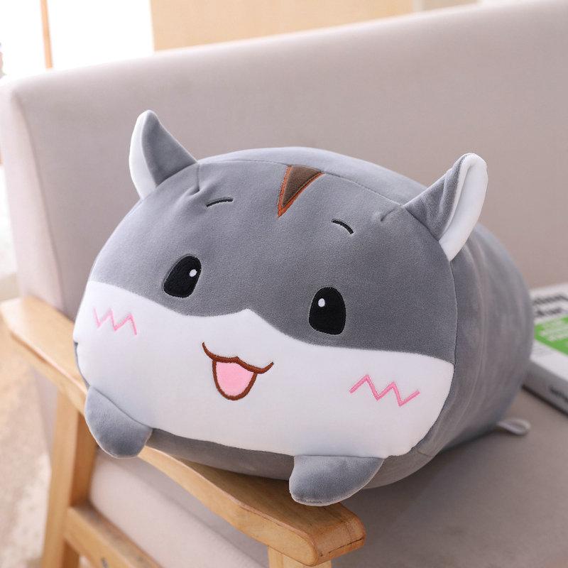 20cm Lovely Animal Sweet Dinosaur Pig Cat Bear Plush Toy Soft Cartoon Panda Hamster Elephant Deer Stuffed Doll Baby Pillow Gift