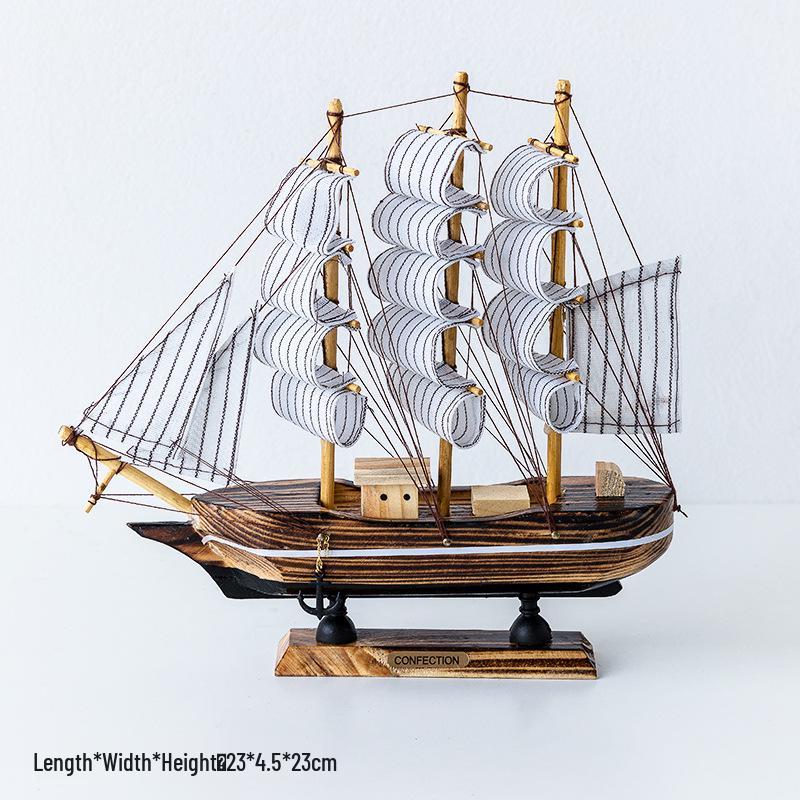 Sailboat Ornament: Creative Home Décor for Living Room, Wine Cabinet, Graduation Gift, or Office Desktop