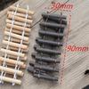 Micro Landscape Ornaments Fence Small Fence Accessories Wood Crafts