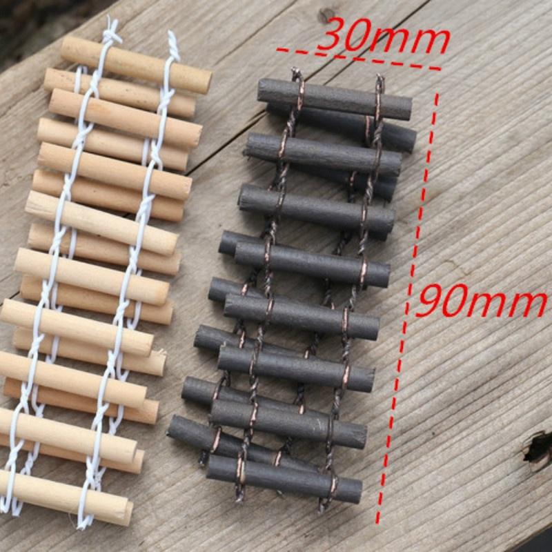 Micro Landscape Ornaments Fence Small Fence Accessories Wood Crafts