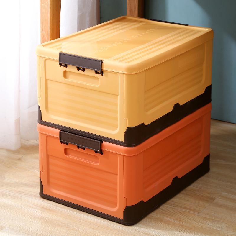 Nordic Style Foldable Plastic Storage Box for Clothes, Toys, and Books
