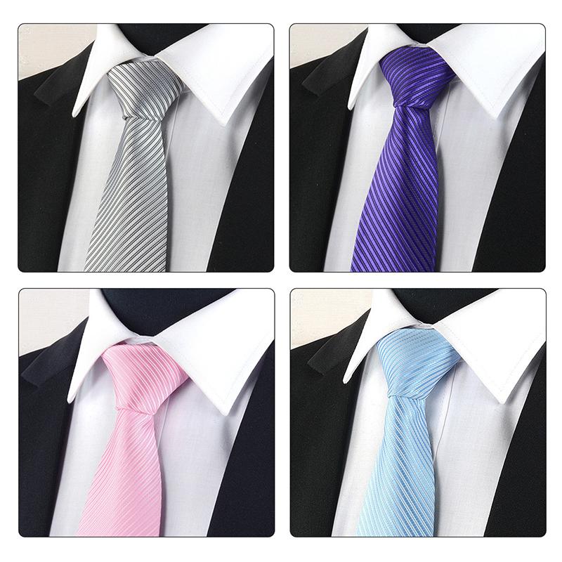 8Cm Classic Striped Neck Ties Stripe Necktie For Business Wedding Tie Casual Suits Tie Accessories Gift