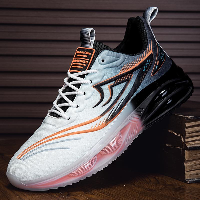 Mens Running Shoes Summer Breathable Mesh Seaside Travel Fitness Anti Slip Casual Sneakers Daily Training Trendy Tennis Shoes
