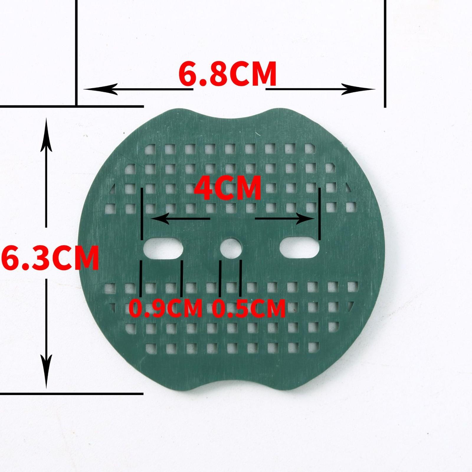 30pcs Ground Peg Washer for Landscape Fabric Fixing Plastic Mesh Plate for Securing Lawn Tent Pipe Film with Galvanized Steel U-Shaped Nails One Size зелёный