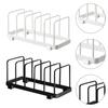 Pot Lid Rack Holder Daily Home Indoor Stainless Steel