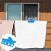 1Pc Plastic Windproof Clamp Clothesline Pole Quilt Drying Clip Outdoor Clothes Hanger Fixed Clamp