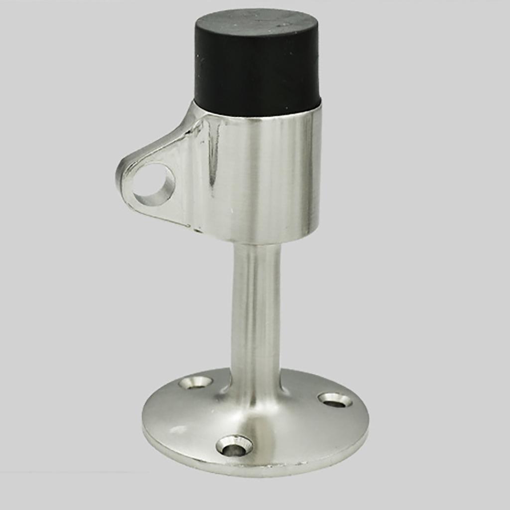Zinc Alloy Door Stopper Heavy Duty Safety Doorstops Catch Holder with Hook Wall Mounted Door Stopper for Home Office