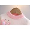 Girls' Sweaters Autumn and Winter Thickened Children's Winter Girls Butterfly Girls Tops