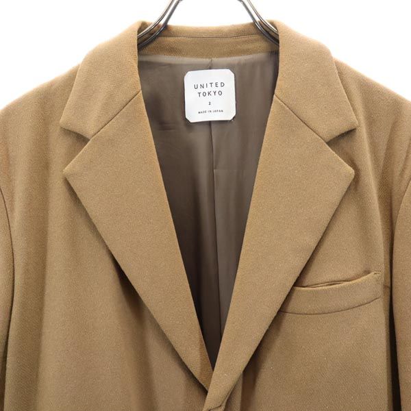 UNITED TOKYO Made in Japan Wool Blend Chester coat 2 beige Men's Used