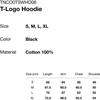 ThisisneverThaT T Logo Hoodie Black