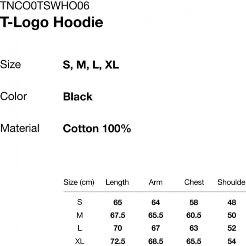 ThisisneverThaT T Logo Hoodie Black
