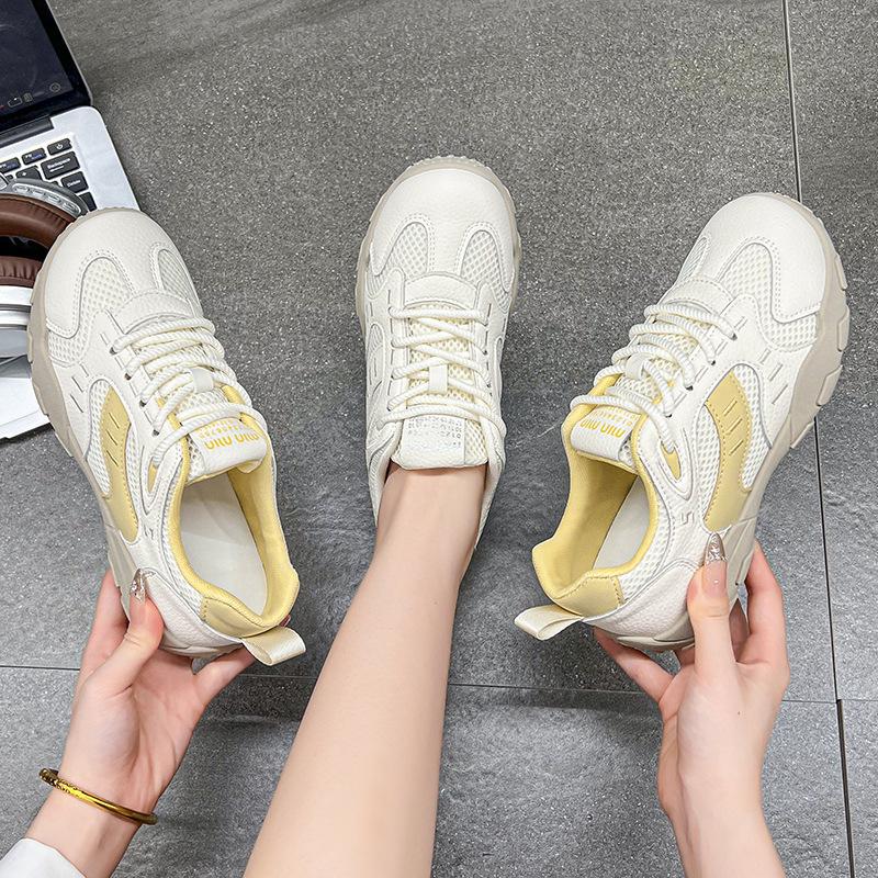 High-quality mesh retro German training shoes women's spring and autumn new Forrest Gump shoes lightweight and breathable sports and leisure shoes