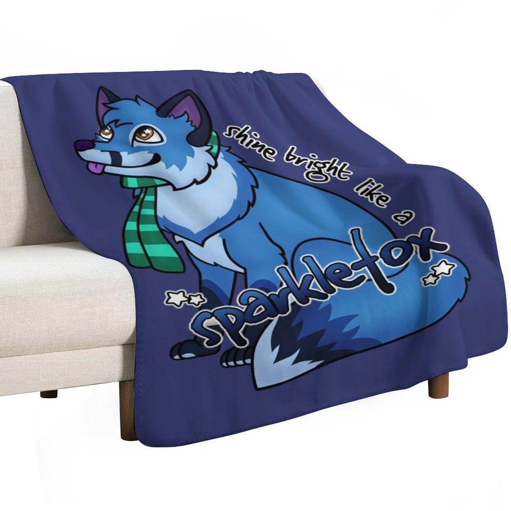 Shine Bright Like a Sparklefox Throw Blanket Decorative Soft Throw Blanket for Couch Sofa