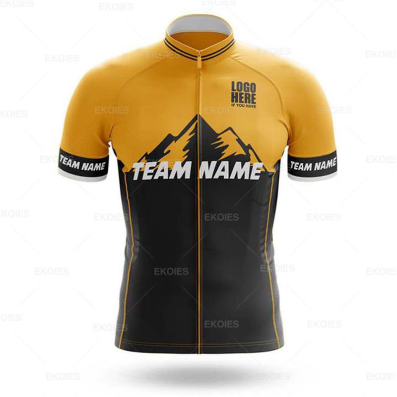 Personalise Customize MTB Bike Clothing Summer Unisex Bicycle Breathable Clothes Professional Customize Team Cycling Jersey Set