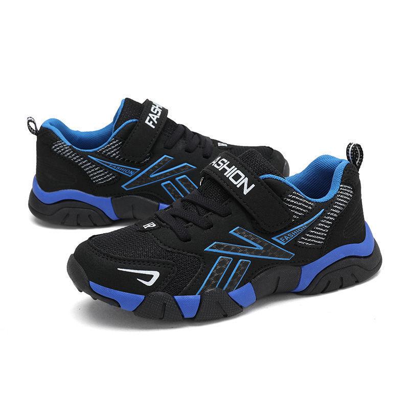 Shoes Children's Shoes Boys' Sneakers Leather Mesh Boys' Shoes Middle and Older Children's Students Casual Shoes Shoes