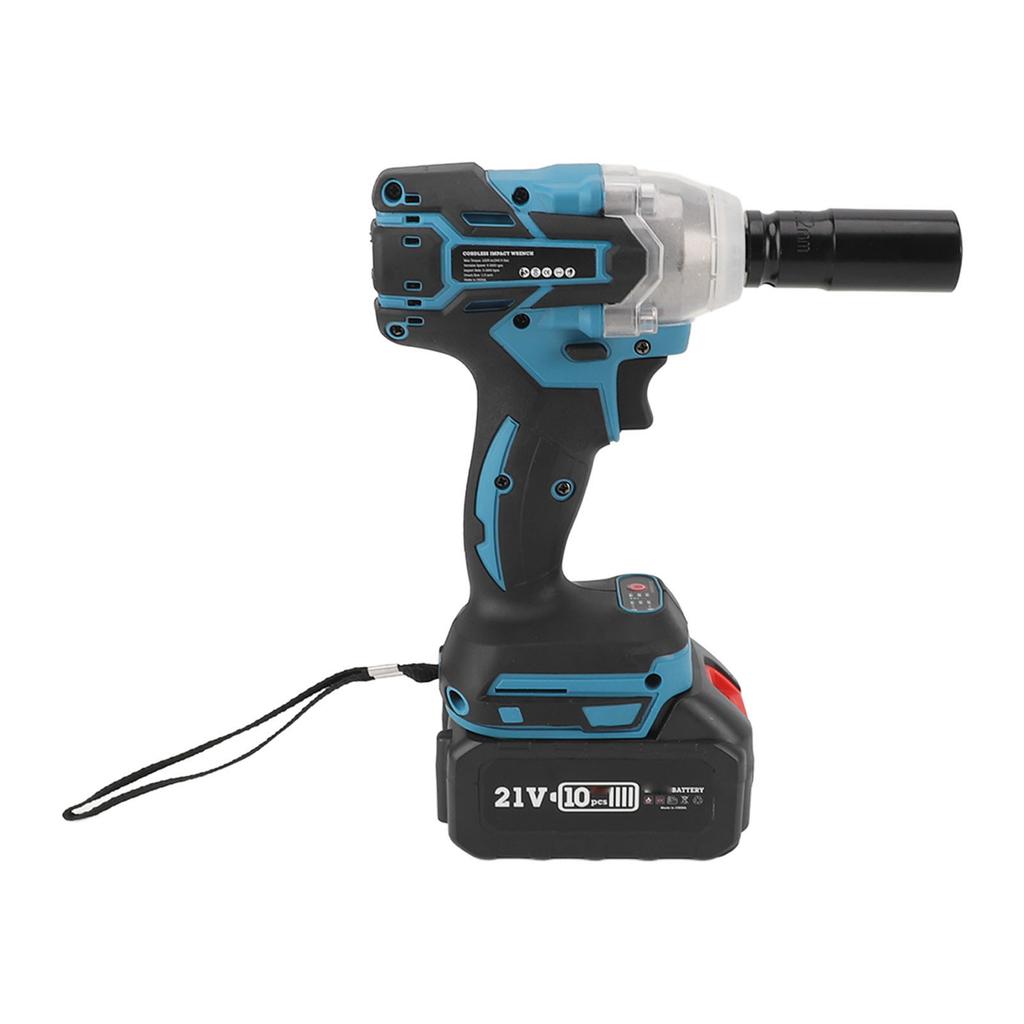 Brushless Power Impact Gun 300W High Torsion Lithium Battery Rechargeable Electric Impact Driver