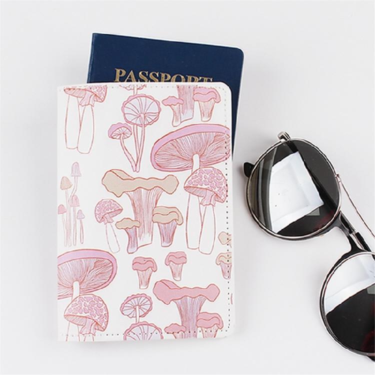 Passport Cover Case Ticket Storage Pocket Card Holder Printed Passport Holder