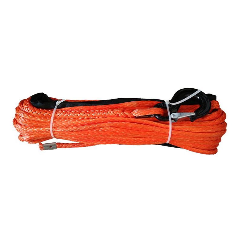 10MM X 30M Synthetic Winch Rope With Hook For 4WD 4X4 UTV