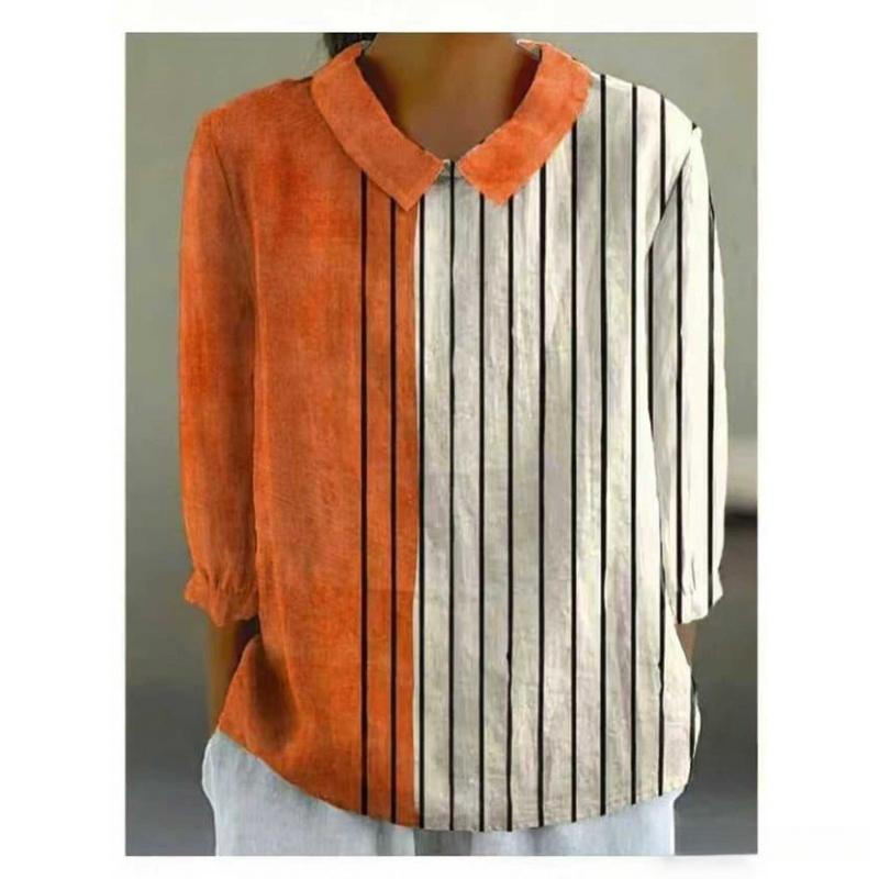 Summer Women's New Loose Printed Casual Plus Size Pullover Women's T-Shirt