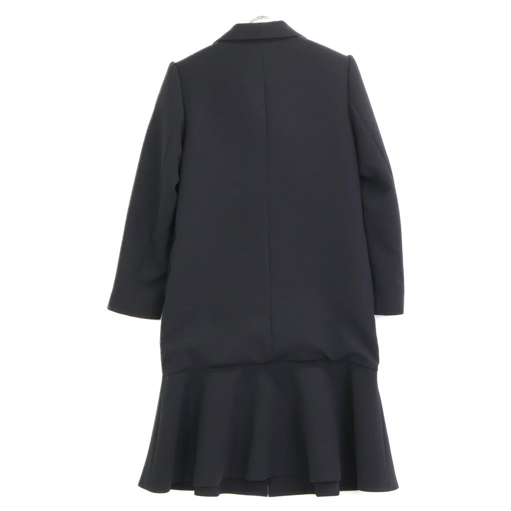 BORDERS at BALCONY BD2111-3A-09 21Stainless Steel Black Chesterfield Frill Coat coat 36 blackUsed