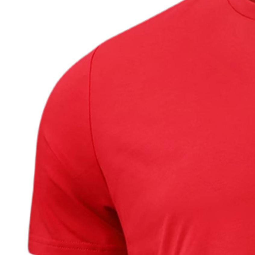 Under Armour Solid Color Casual Fitness Running Short Sleeve T-Shirt Men Tops Red 22500517-600