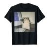Cyber Hamster Meme Cringe Funny Animal Vintage Graphic Print Tshirt for Women Short Sleeve Round Neck Tops Soft Clothing