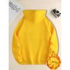 Men's Hooded Sweatshirt with Loose Winter Warmth, Kangaroo Pocket, Long Sleeved Casual Sportswear, Suitable for Cold Weather
