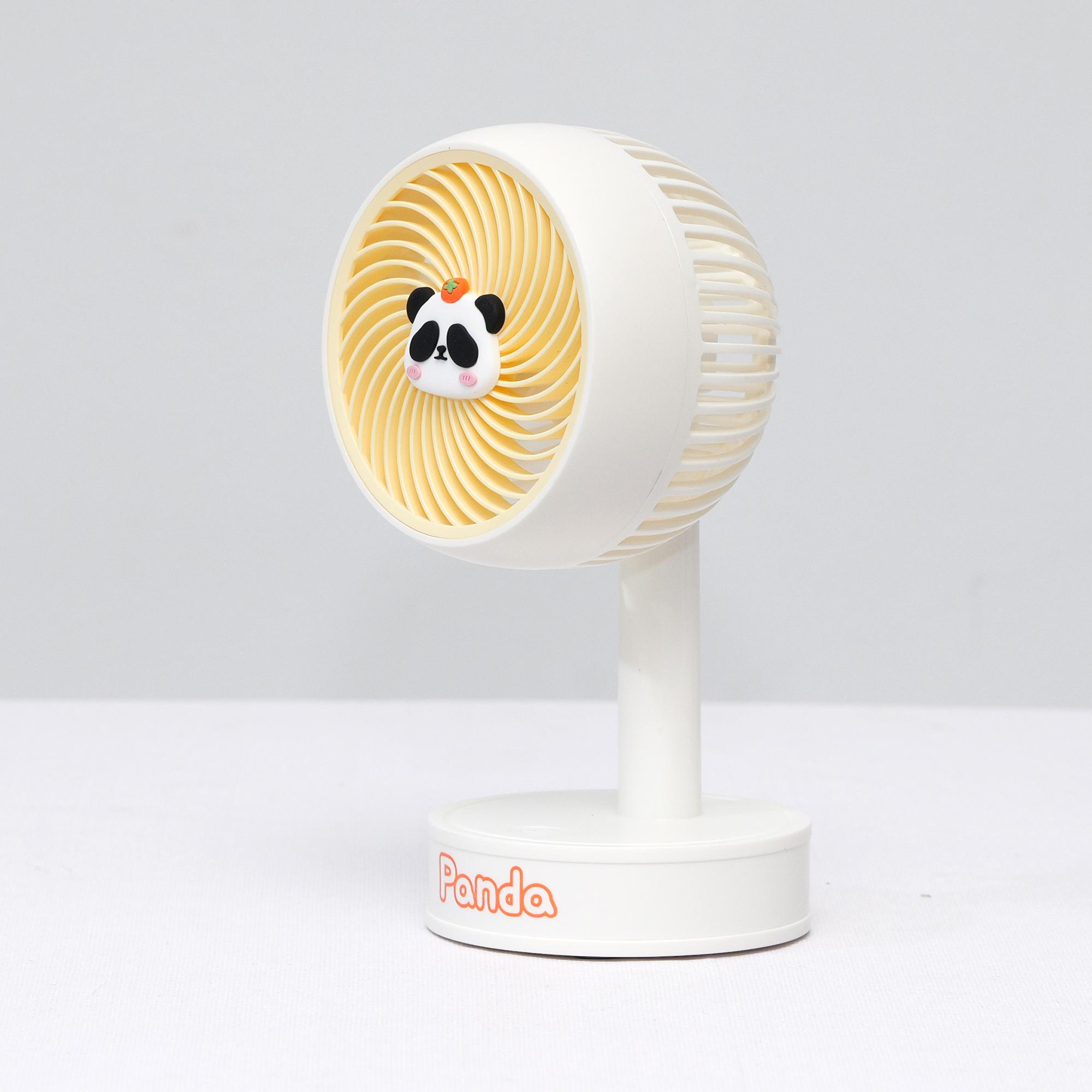 

Настольный USB-вентилятор в виде панды - Долгое время работы от аккумулятора, Многоцветный дизайн, Очаровательное животное для охлаждения белый