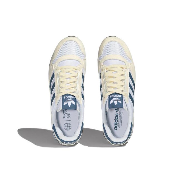 Adidas Originals ZX 500 Comfortable Daily Wear Durable Low-Top Lifestyle Sneakers Unisex Sneakers White Blue HP9058