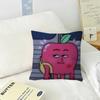 Anime Comedy Food A-Apple And Onion  Cushion Cover Car Throw Pillow Case For Sofa Car Christmas Gift