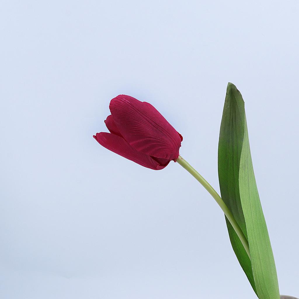 Feel Faux Moisturizing Tulipa Gesneriana Flower Bouquet For Interior Decor