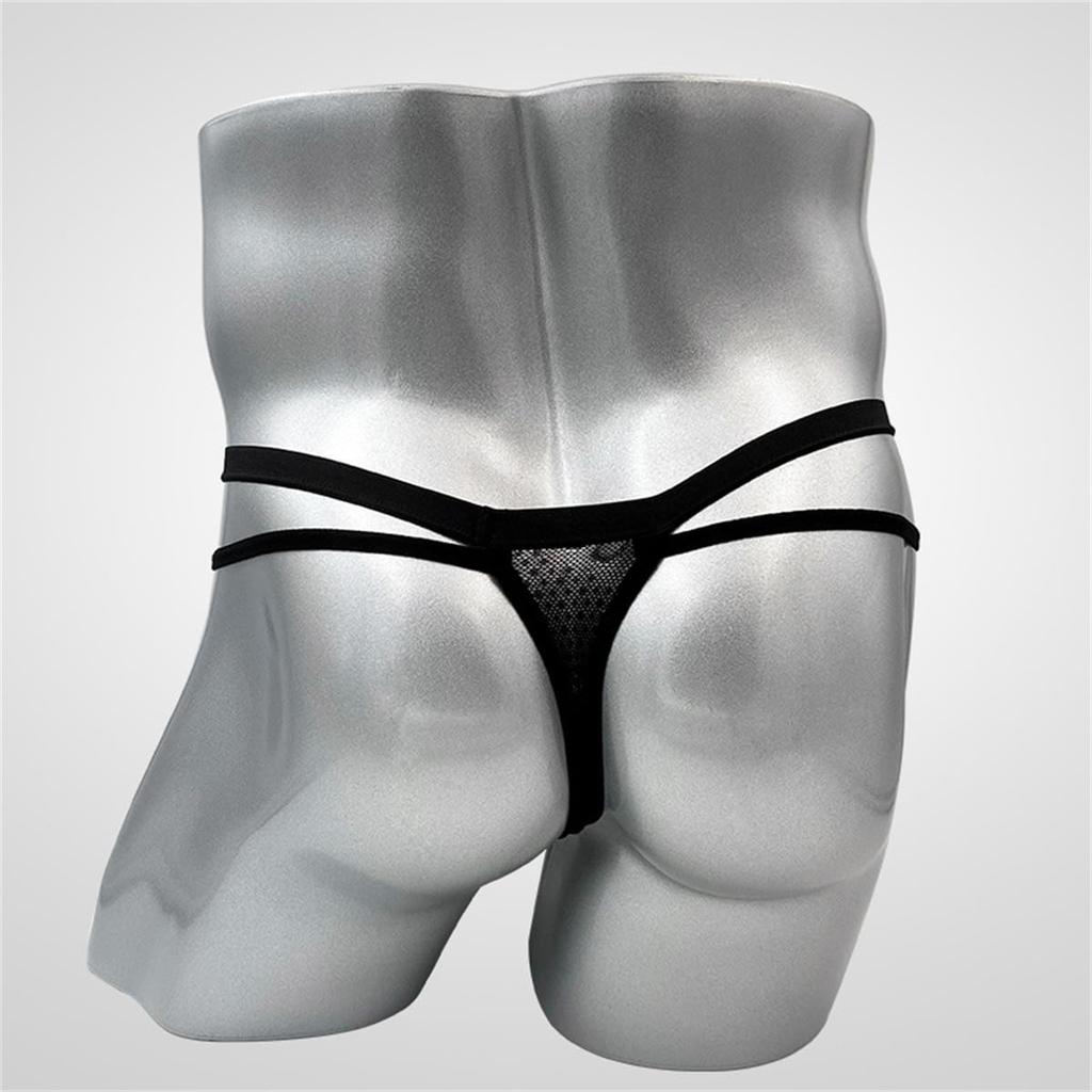 Harukita Extrem durchsichtige sexy Dessous mit floraler Spitze und Mikro- und Hoch-Bikini-Set Herren T-Back, ultradünnes Mesh, leicht, atmungsaktiv,