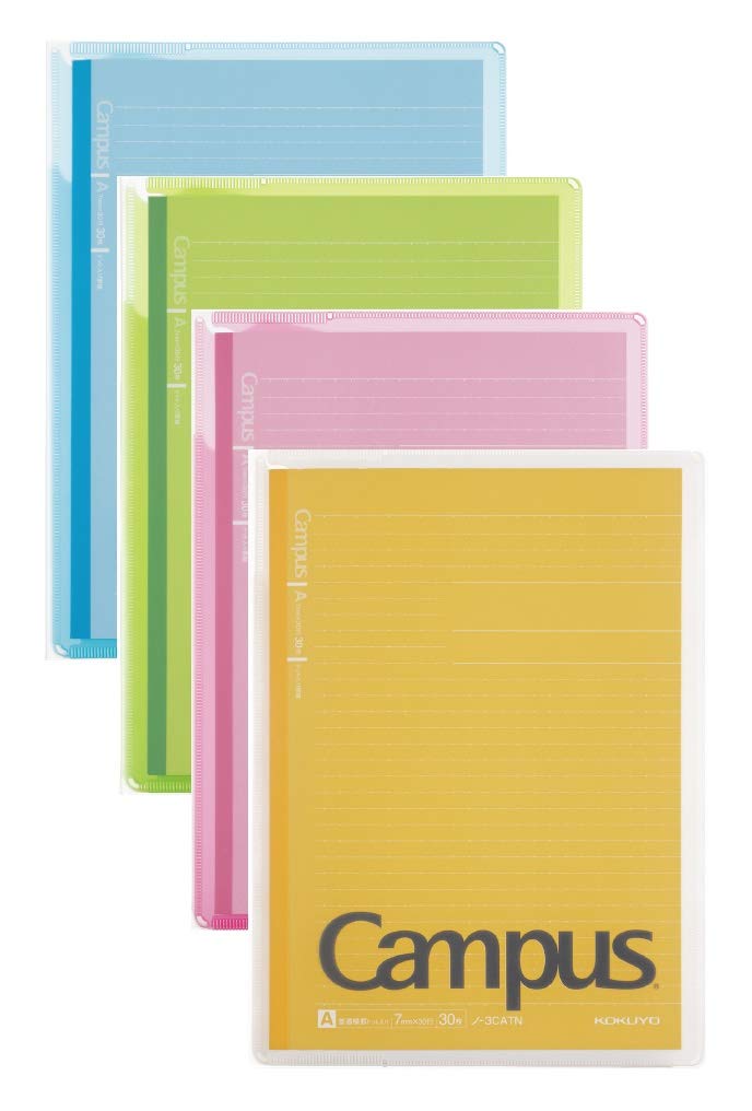 

KOKUYO Campus Cover Note with Print Storage Pocket 4 Color Set No-623A