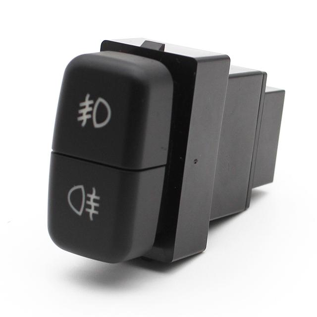 1Pc RED LED Dual Key Switch Fog Light Daytime Running DRL Light Button For Mitsubishi Pajero V73 V93 Lancer Outlander ASX L200