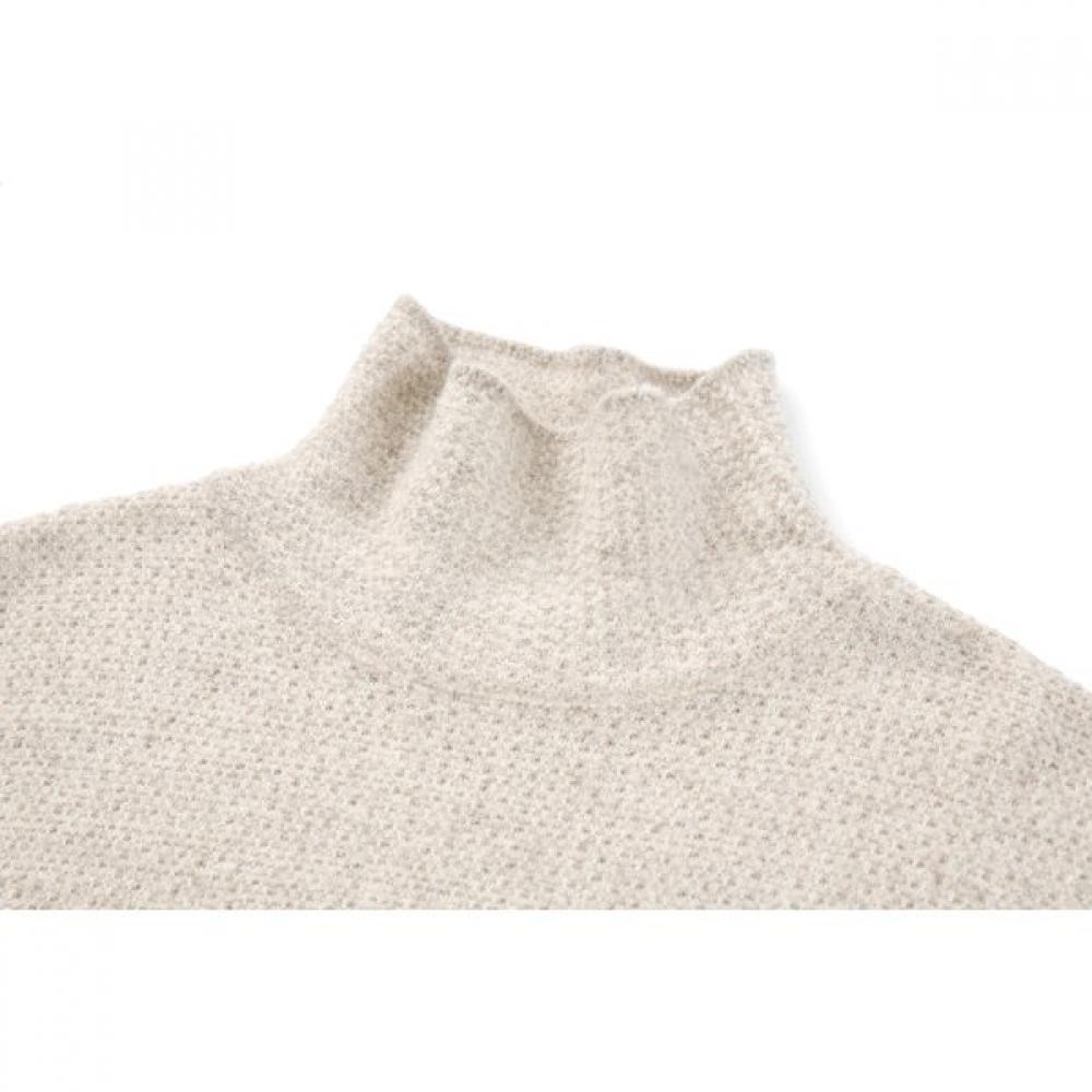 Furina High Neck Drop Shoulder Pullover Italian Wide Fit