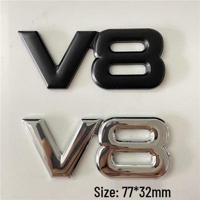 Toyota V8 3D Metall Emblem Auto Karosserie Aufkleber